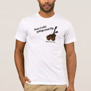 Camiseta Versión #2 de la guitarra - como qué sensaciones