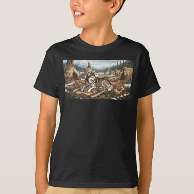 Camiseta Versión 2 de Madre Malamute   (Anverso)