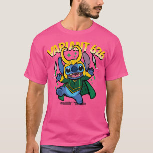 Camiseta Versión 626 Stitch Cute Alien Loki Variant