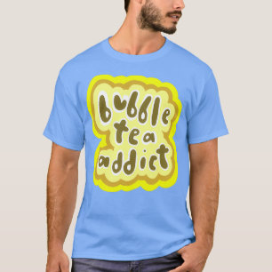 Camiseta Versión amarilla del ádico del té de burbuja
