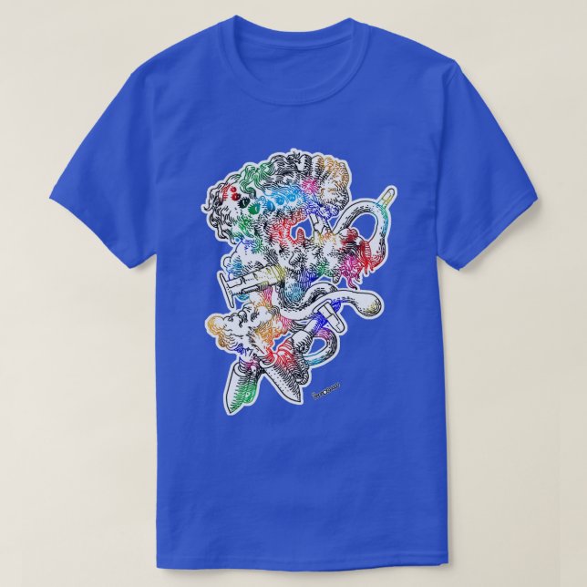 Camiseta Versión de cinco colores del Challenger (Diseño del anverso)