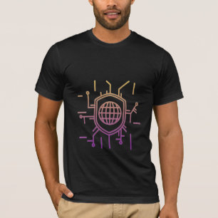 Camiseta Versión de Hacker