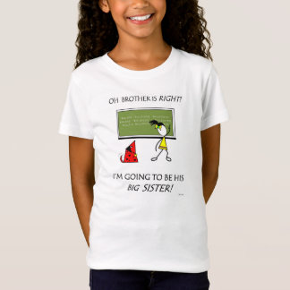 Camiseta Versión de la hermana grande/del pelo negro de