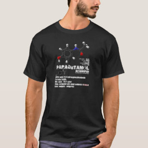Camiseta Versión de la oscuridad del paracetamol