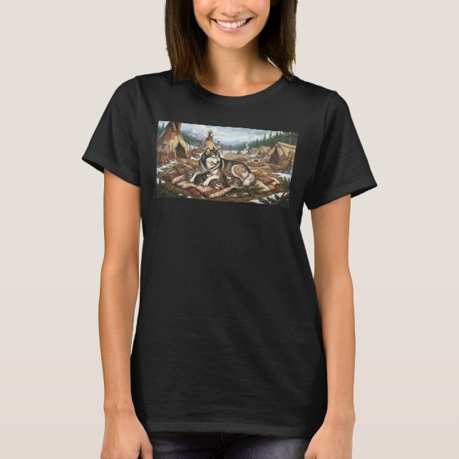 Camiseta Versión de madre malamute 1  (Anverso)