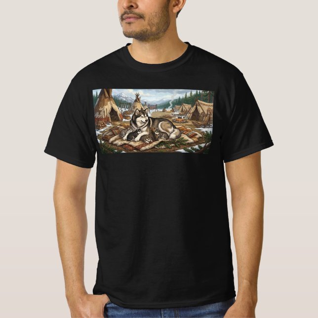 Camiseta Versión de madre malamute 1  (Anverso)