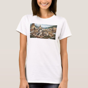 Camiseta Versión de madre malamute 1