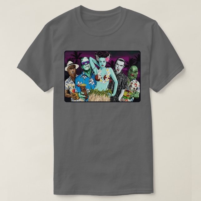 Camiseta Versión de Monsters Luau (Diseño del anverso)