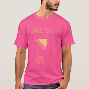 Camiseta Versión de Pasaporte 2009 de Bosnia y Herzegovina