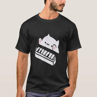 Camiseta versión de piano de meme de bongo lindo divertido