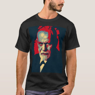 Camiseta Versión de Pop Art de un retrato clásico de Freud