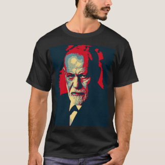 Camiseta Versión de Pop Art de un retrato clásico de Freud