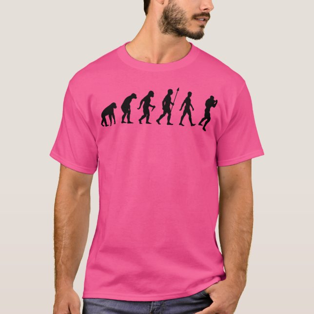 Camiseta Versión del Boxeador de evolución humana (Anverso)
