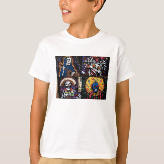 Camiseta Versión del "Día de los Muertos" para niños
