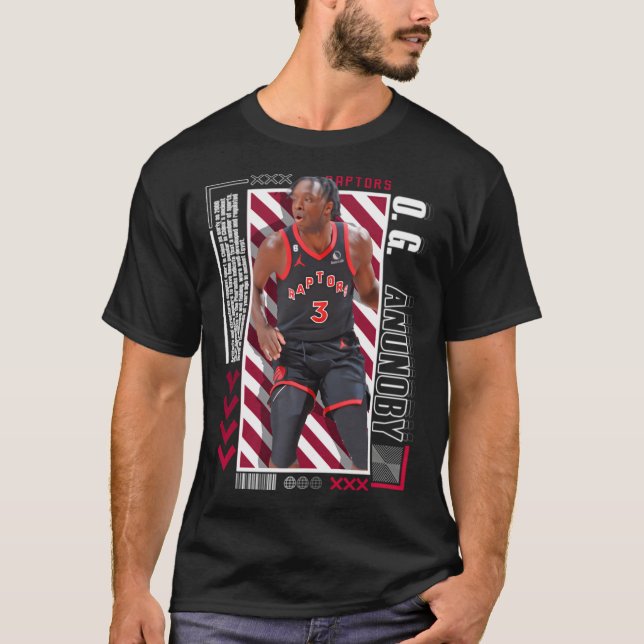 Camiseta Versión del Poster de papel de OG Anunoby (Anverso)