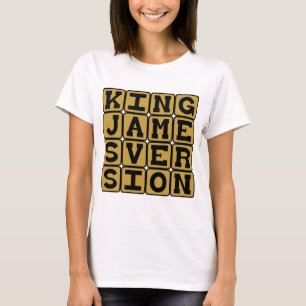 Camiseta Versión del Rey Jacobo, Selección de la Biblia
