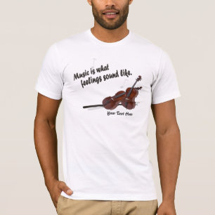Camiseta Versión del violoncelo - la música es como lo qu