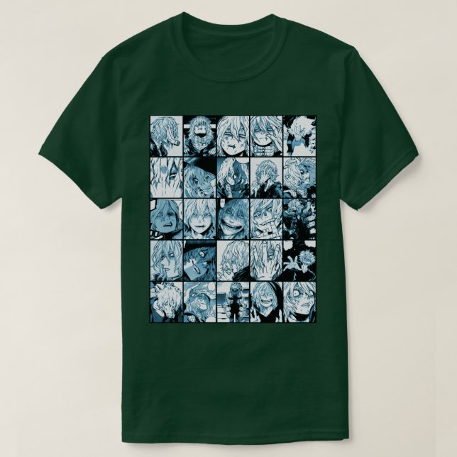 Camiseta Versión en color de Shigaraki Collage (Diseño del anverso)
