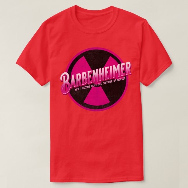 Camiseta Versión pequeña de Barbenheimer (Diseño del anverso)