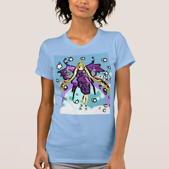 Camiseta Versión Uno de Hada de Cómic  (Anverso)