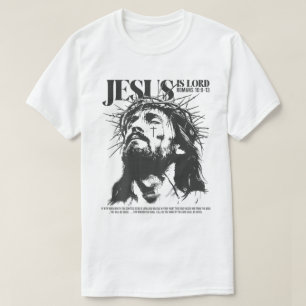 Camiseta Verso Bíblico Cristiano Jesús Es Señor