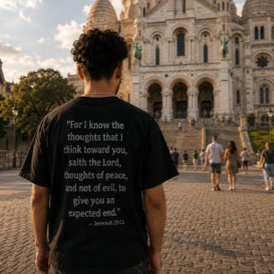 Camiseta Verso Bíblico Jeremías 29:11