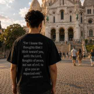 Camiseta Verso Bíblico Jeremías 29:11