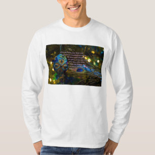 Camiseta Verso de la Biblia Azul de Victoria
