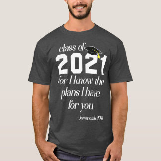 Camiseta Verso de la Biblia de Graduación Religiosa de 2021