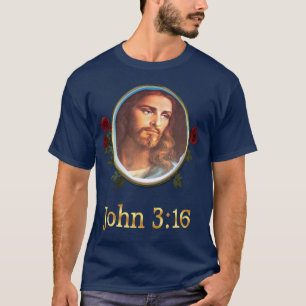 Camiseta Verso de la Biblia de John 3:16