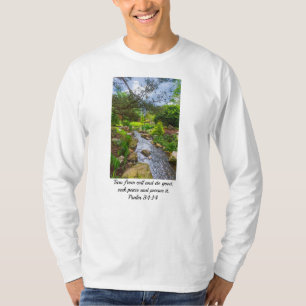 Camiseta Verso de la Biblia de la Triple de la Creek de pri