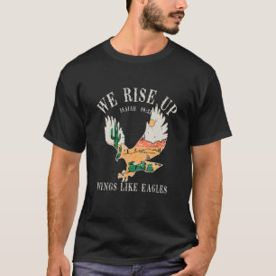 Camiseta Verso de la Biblia elevamos alas como águilas Fait