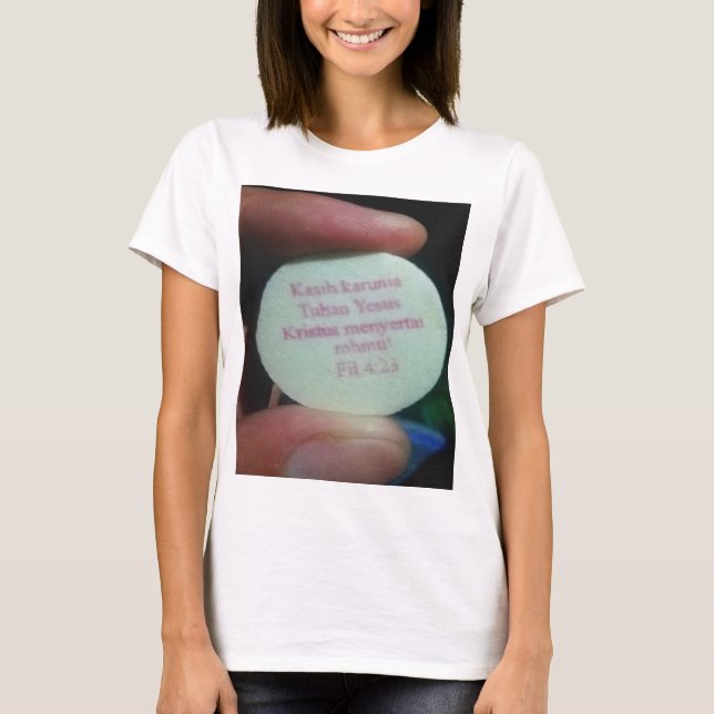 Camiseta Versos de oración en la Biblia (Anverso)