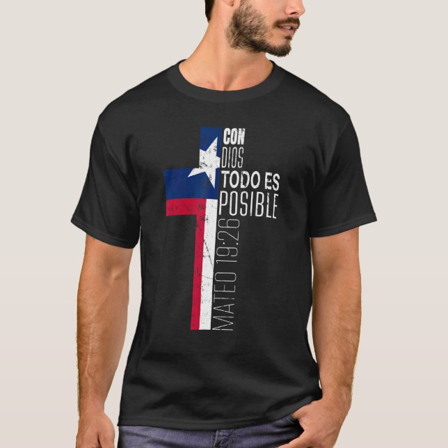 Camiseta Versos religiosos cristianos españoles vintage Tex (Anverso)
