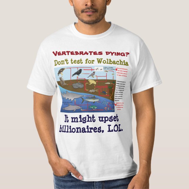 Camiseta ¿Vertebrados muriendo? de RoseWrites (Anverso)