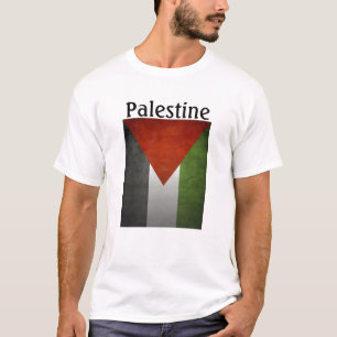 Camiseta vertical palestina de la bandera