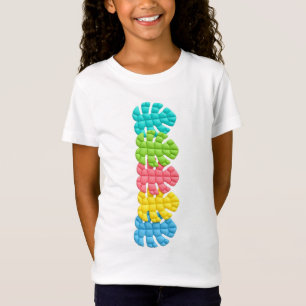 Camiseta vertical para niños SAFE - Hojas