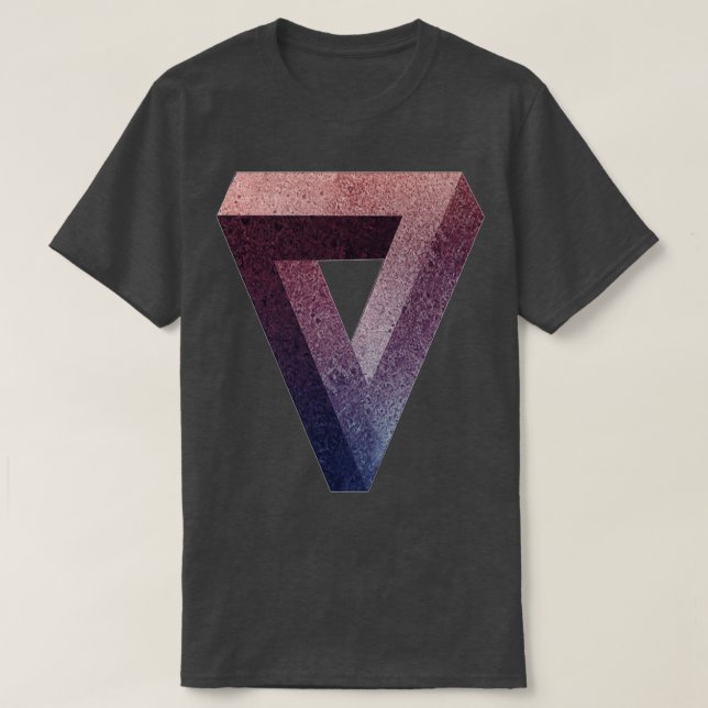 Camiseta Vértice triangular (Diseño del anverso)