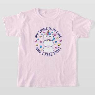 Camiseta Verticorn™ Mi Espina Está En Línea Niños Quiroprác