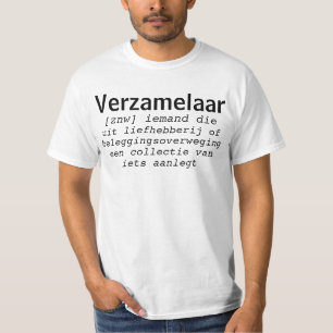 Camiseta Verzamelaar