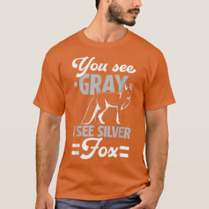 Camiseta Ves Gris Veo Plata Para Animales De Vida Silvestre