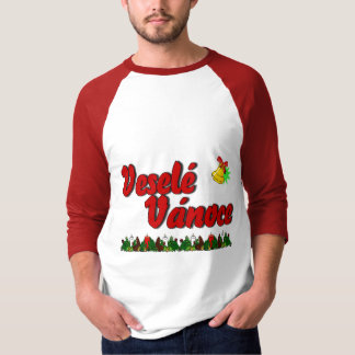 Camiseta ¡Veselé Vánoce - Felices Navidad en Checo!