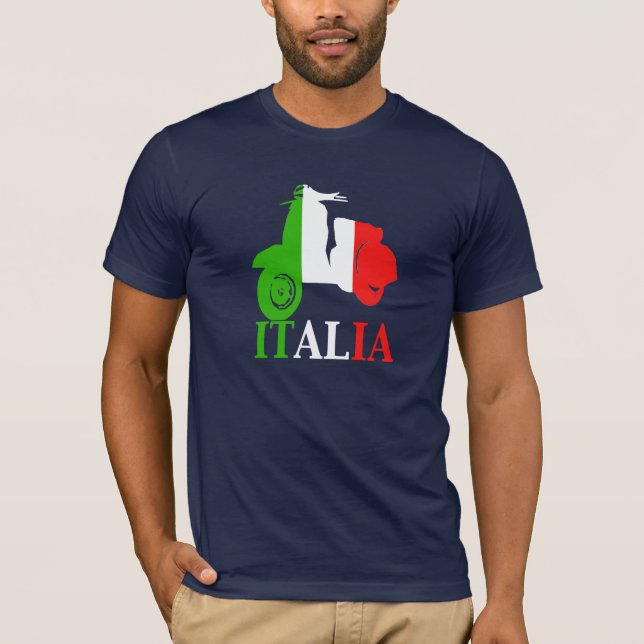Camiseta Vespa de ITALIA (Anverso)