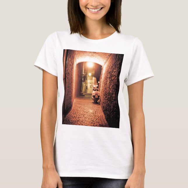 Camiseta Vespa de Piaggio en Italia (Anverso)