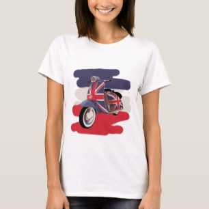 Camiseta Vespa del británico de Union Jack