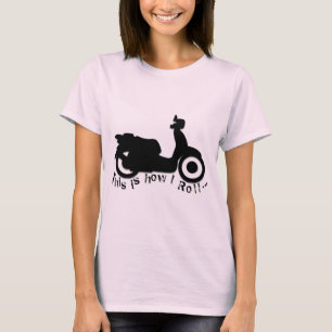 Camiseta ¡Vespa o E-Bici - éste es cómo ruedo!