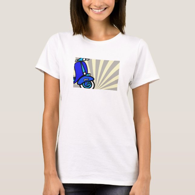 Camiseta Vespa retra (Anverso)