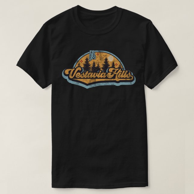 Camiseta Vestavia Hills, Alabama (Diseño del anverso)