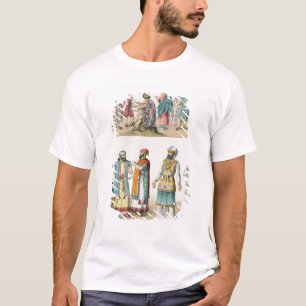 Camiseta Vestido asiático temprano, del 'der de Trachten