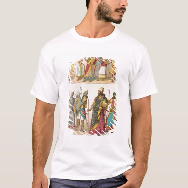 Camiseta Vestido asirio, del "der Voelker de Trachten", (Anverso)
